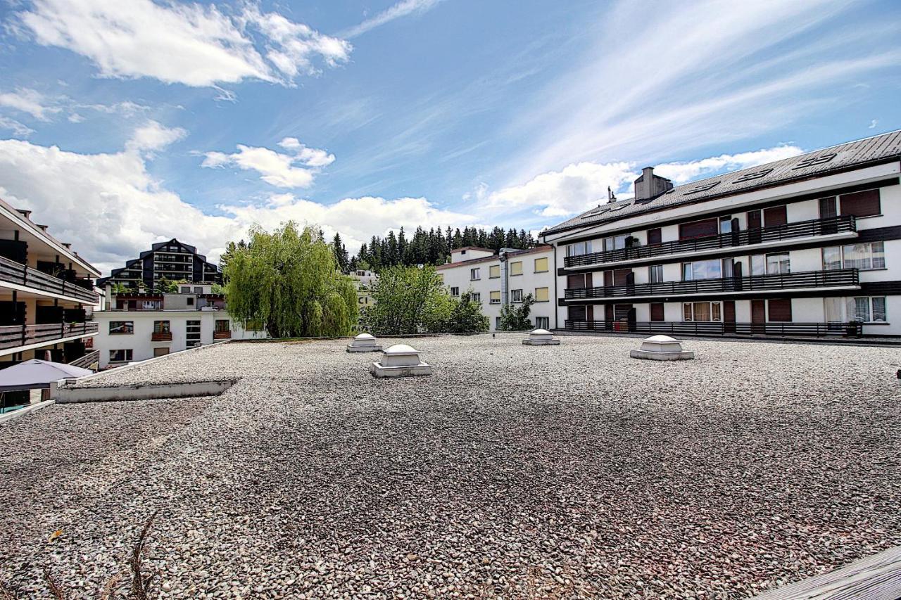 克莱恩 蒙塔纳Plein Coeur De Montana Avec Parking Au Pied Du Ski-Lift!公寓 外观 照片